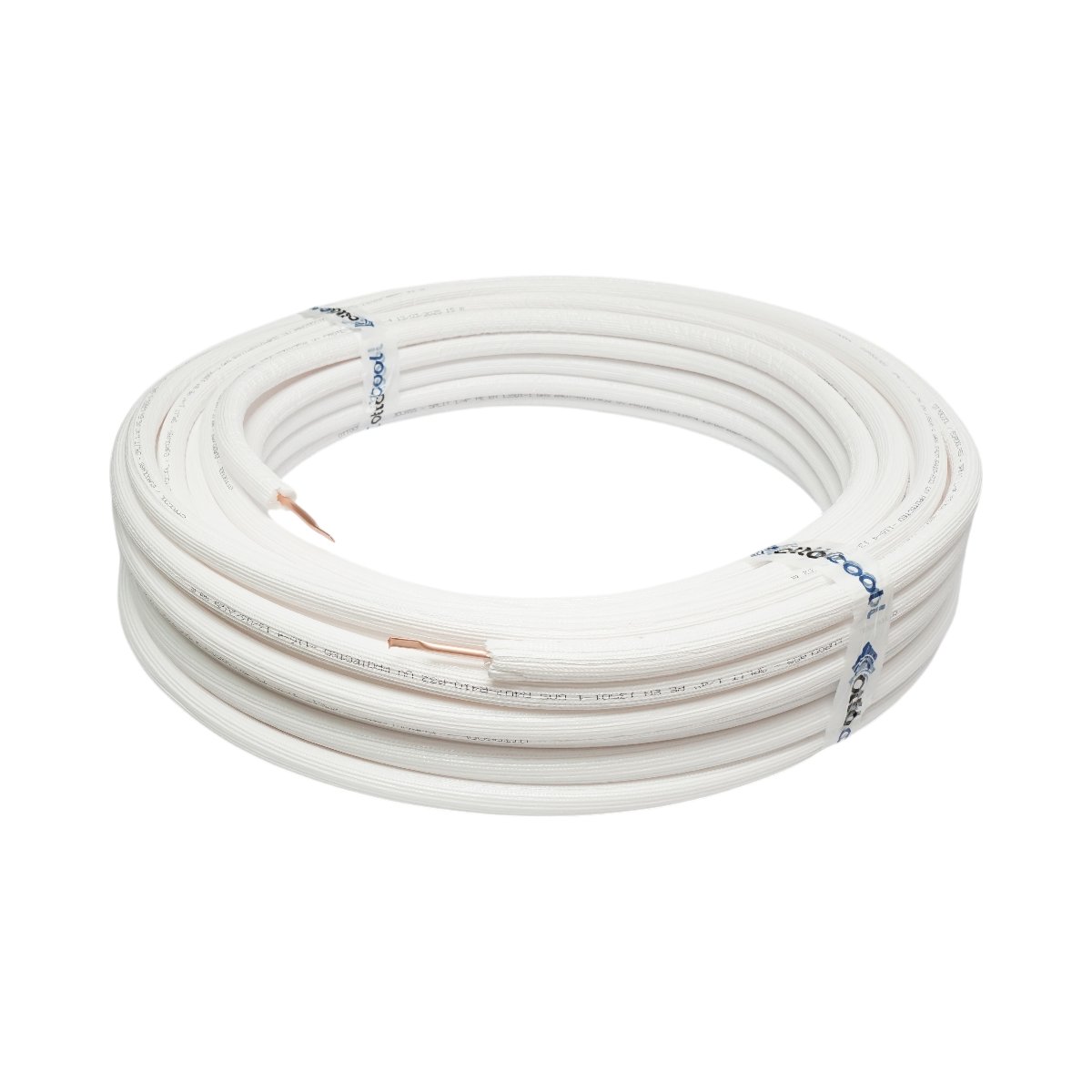 Teava cupru izolata 1/4 (6.35mm), grosime perete 0.70mm, izolatie 6mm pentru instalatii aer conditionat 50m/rola